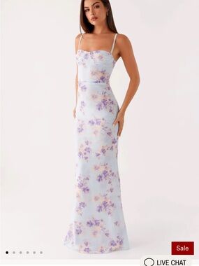 Peppermayo | Dresses | Jacinda Drop Waist Maxi Dress Peppermayo Ivory |  Poshmark